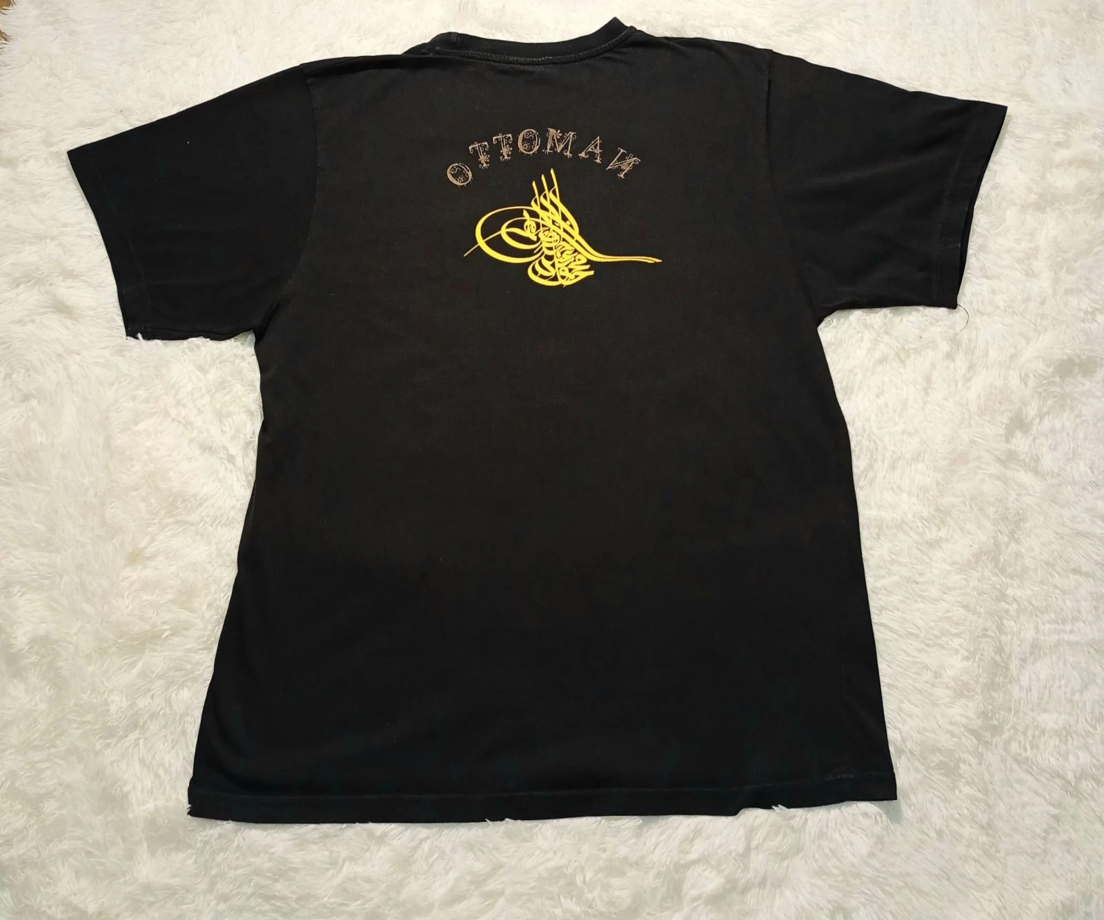 Camiseta Gráfica Vintage Império Otomano "Biz Osmanliyiz" Tamanho GG – photo 9
